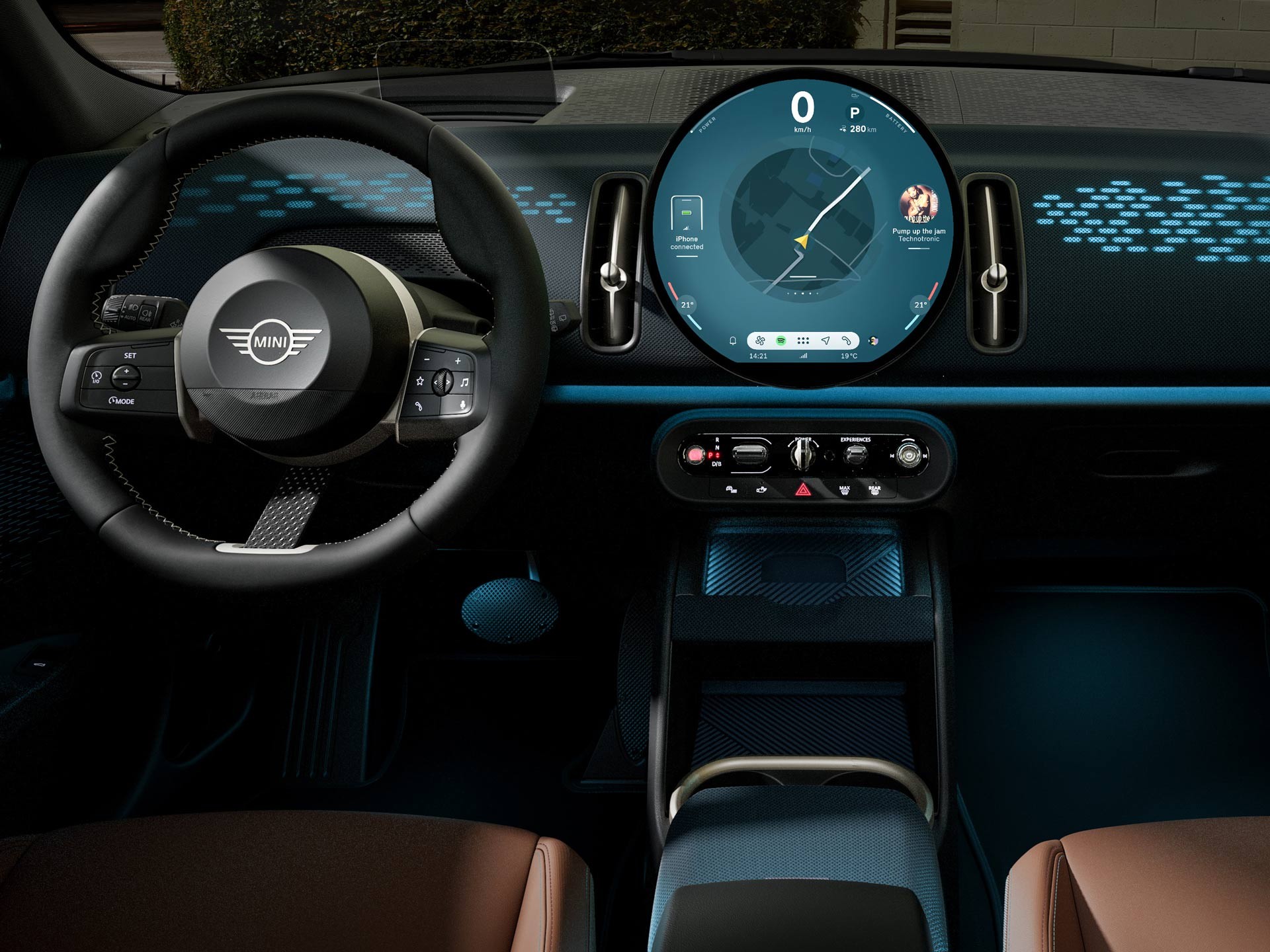 Popolnoma električni MINI Countryman – trajnost – reciklirane tkanine